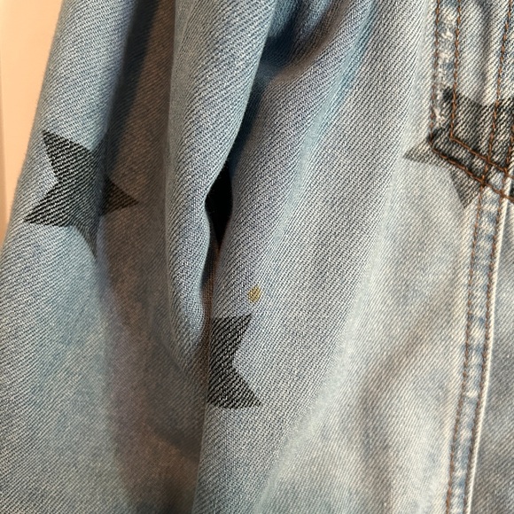 Beautiful Jean jacket with stars! - Picture 4 of 5